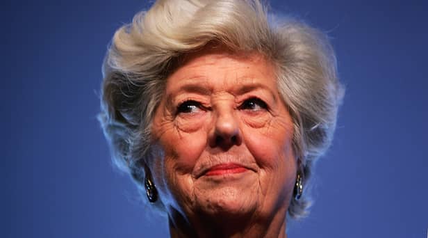 Former Speaker of the House, Betty Boothroyd.  (Photo by Scott Barbour/Getty Images)