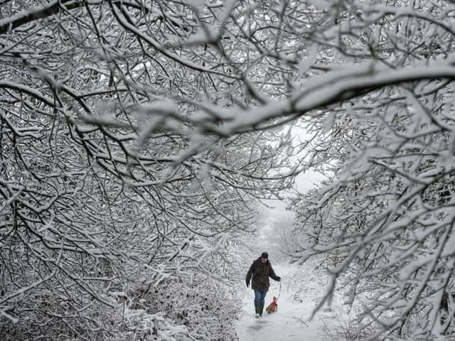 Snow is expected to hit the UK in late March. (Getty Images)