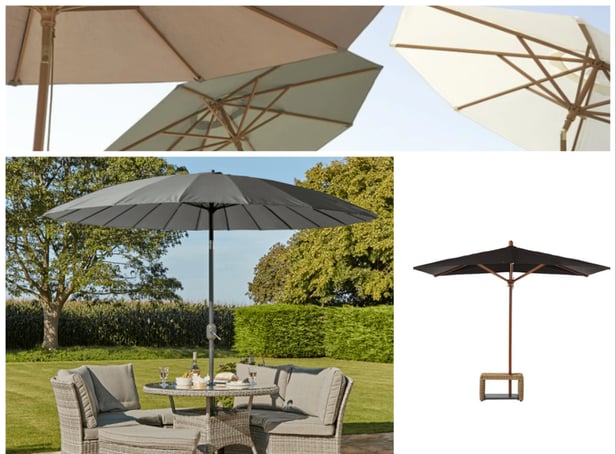 <p>Best garden parasols UK 2023: garden umbrellas for blocking sun and wind</p>