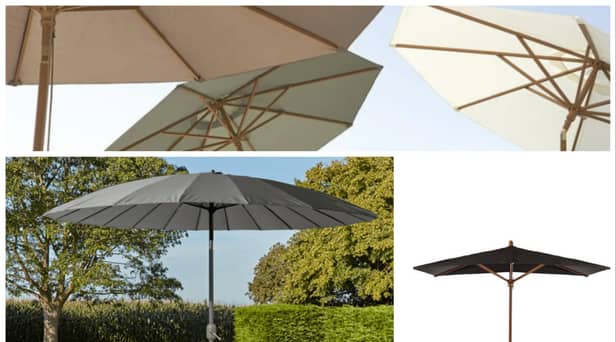 Best garden parasols UK 2023: garden umbrellas for blocking sun and wind