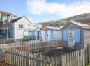 The hut in Westward Ho! Devon. 