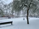 Snow has fallen across England 