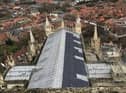 View from Central Tower of York Minster.