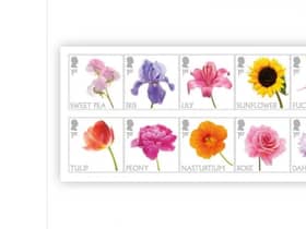 The Royal Mail said the flower collection stamps which feature the silhouette of uncrowned King Charles III are available for pre-order from Tuesday (March 14). 