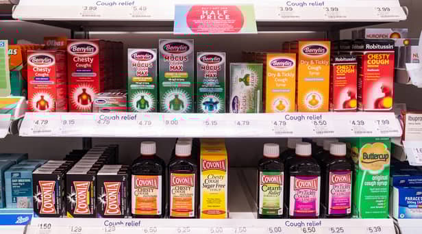Covonia and Day & Night Nurse are just some of the cough and cold remedies that are made with a drug that causes a very rare health risk - Credit: Adobe