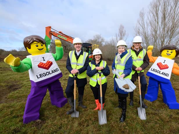 Construction has begun on the UK’s first Lego themed holiday village at the Legoland Windsor Resort