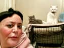 A woman claims she can only afford one meal a WEEK - as she spends most of her money feeding her cats. Yasemn Kaptan  / SWNS