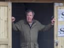 Jeremy Clarkson outside his Diddly Squat farm shop in Chipping Norton, Oxfordshire. 