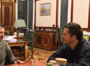 Orlando Bloom shared his meeting with Ukraine president Volodymyr Zalenskyy on his Instagram account (Credit: Orlando Bloom - Instagram)