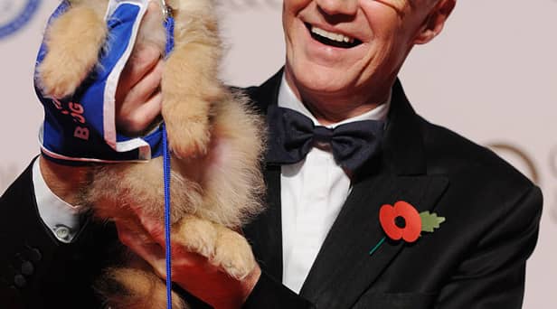 Paul O’Grady attends the annual Collars & Coats Gala Ball in aid of The Battersea Dogs & Cats home at Battersea Evolution on October 30, 2014 in London, England.  (Photo by Stuart C. Wilson/Getty Images)