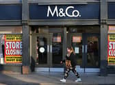 M&Co are closing all their 170 stores this year putting 1910 jobs at risk after they went into administration for a second time in two years. (Photo by Martin Pope/Getty Images)