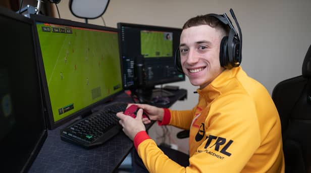Alex Shaw, 24 of Derby who plays FIFA for a living 