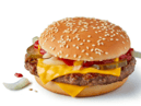 The Quarter pounder with cheese is available for less than £1.50 today (photo: McDonald’s)