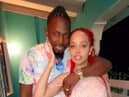 Zara Edgar and her husband Igel