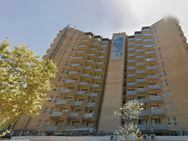 The woman fell from the sixth-floor of Rio Park hotel in Benidorm, Spain - Credit: Google Streetview