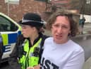 Two Just Stop Oil supporters were arrested at the Herbert Museum in Coventry while demanding that the government stop all new UK fossil fuel projects and calling on employees and directors of UK cultural institutions to join in civil resistance against the governments genocidal policies.