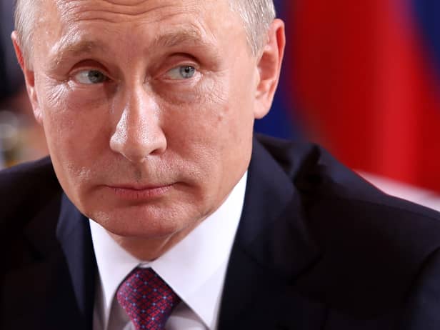 Russian president Vladimir Putin is undergoing chemotherapy treatment, according to top secret US documents leaked from the Pentagon - Credit: Getty Images