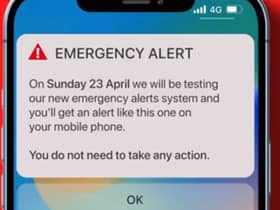 An emergency alert will be sent across UK on 23 April. Picture: Cabinet Office