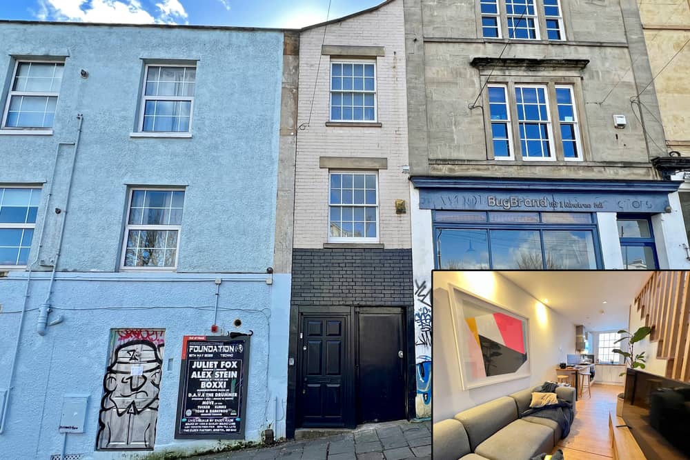 The property is one of the UK’s narrowest houses