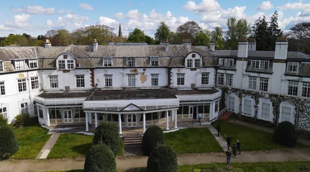The Ripon Spa Hotel where work has started to redevelop the site