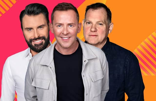 Rylan, Scott Mills & Paddy O’Connell will be the BBC Radio 2 presenters for the Eurovision Song Contest 2023 Grand Final and Semi-Finals.