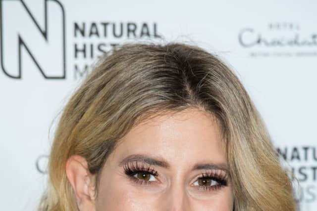 Stacey Solomon beaming for the camera (photo: Getty Images)