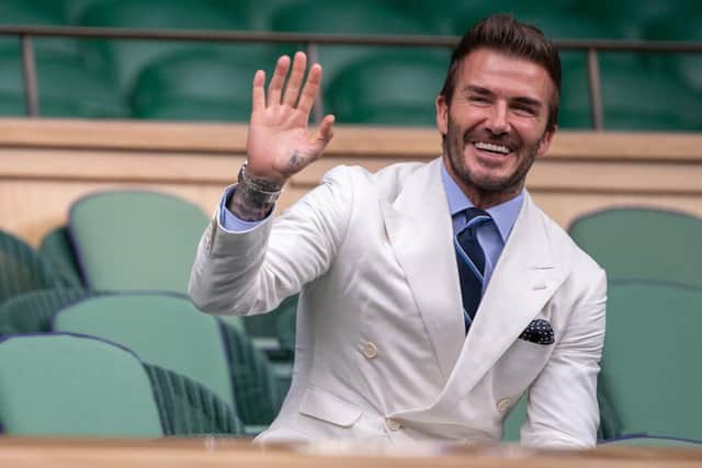 David Beckham in the top ten of attractive smiles (photo: Getty Images)
