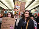 Teachers are striking again. Credit: OLI SCARFF/AFP via Getty Images