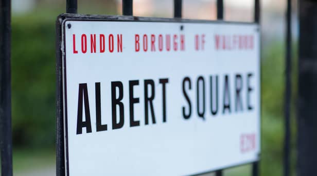 A man, who is believed to have starred in EastEnders, has been arrested on suspicion of a child sex offence