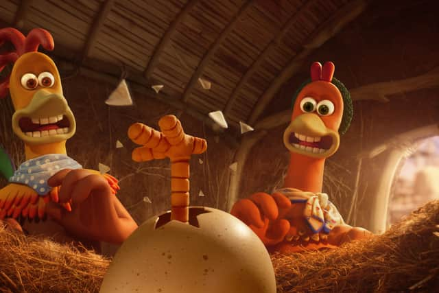 Netflix has released first look posters for Chicken Run: Dawn of the Nugget