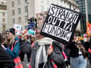 Thousands of teacher members from the National Education Union held an industrial action on May 2 in a pay dispute with the UK government. (Photo by Hesther Ng/SOPA Images/LightRocket via Getty Images)