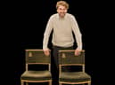 The two chairs from Queen Elizabeth II's coronation (Photo: SWNS)