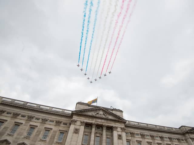 The coronation flypast could be cancelled due to bad weather