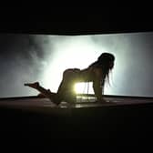 Singer Loreen representing Sweden performs during the first semi-final of the 2023 Eurovision Song contest at the M&S Bank Arena in Liverpool