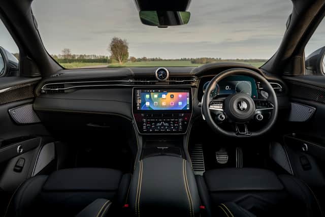 The Grecale's interior design and materials are top-drawer and the Maserati has rivals beaten on space (Photo: Maserati)