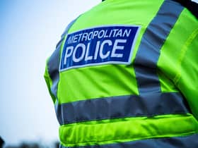 A stock image of a Met Police officer