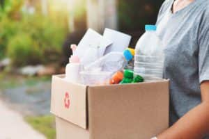 Ensure you have a suitable bin for recycling (photo: shutterstock)