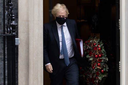 Boris Johnson announced the Plan B measures for England. (Credit: Getty)