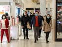 Face masks will be compulsory in shops and on public transport in England from Tuesday (29 November) (Photo: Getty Images)
