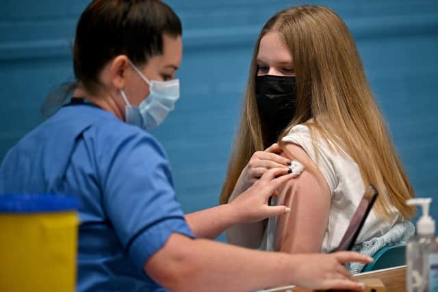 Those aged 12 and older had previously only been able to receive one dose of the Covid vaccine (image: Getty Images)