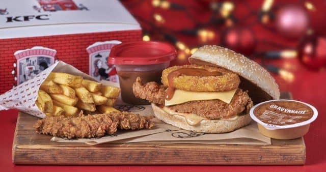 The Christmas gravy burger proved to be a hit last year (Photo: KFC)