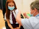 Children aged 12 to 15 in the UK are now eligible to receive a single dose of the Pfizer vaccine (Photo: Getty Images)