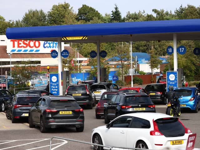 Drivers have been queuing at petrol stations amid fears of fuel shortages (Photo: Getty Images)