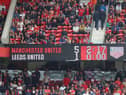 The scoreboard showing the result following the Premier League match between Manchester United and Leeds United at Old Trafford (Getty Images)