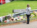 Flowers at Biddick Drive in Plymouth, after gunman Jake Davison killed five people in a mass shooting. (Photo by William Dax/Getty Images)