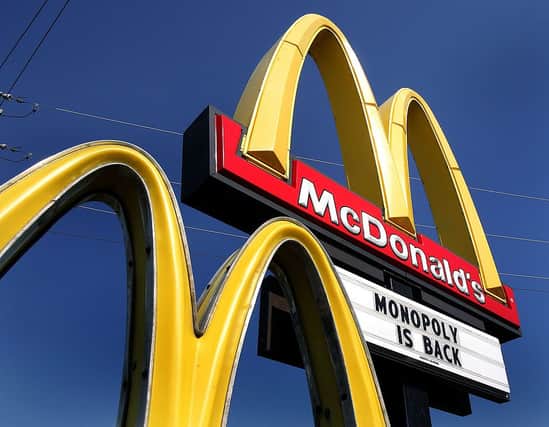 Are you ready for McDonald's Monopoly? 
 (Photo: Tim Boyle/Getty Images)