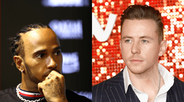 Lewis Hamilton’s unusual travelling companion exposed by McFly star Danny Jones