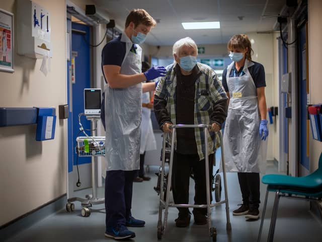 Fully jabbed frontline NHS staff in England will, in “exceptional circumstances”, be permitted to carry on working if they are “pinged” (Getty Images)