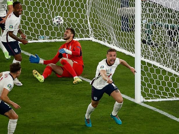 England has reached the Euro 2020 semi-finals after winning 4-0 against Ukraine in the quarter-finals (Photo: ALESSANDRO GAROFALO/POOL/AFP via Getty Images)