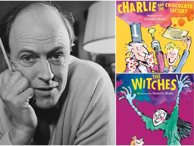 Do you have any of these books lying around? (Photo: Ronald Dumont/Getty Images/Roald Dahl Museum)
